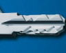 Цилиндр Evva ICS 102 мм 51x51 ключ-вертушка (никель)