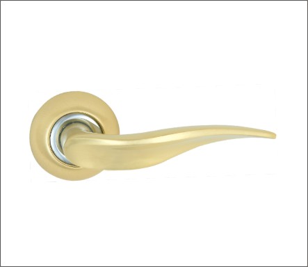 Ручки раздельные MSM R402 SB (Матовая латунь) на круглом основании