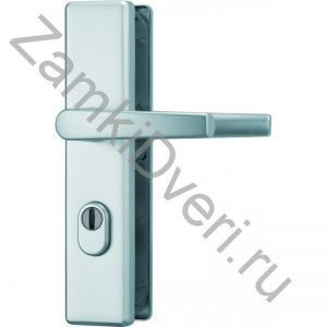 Гарнитур бронированный Abus NLZS 55/8 DD F1 (мат. хром) PZ55 ручка/ручка, class ES 1